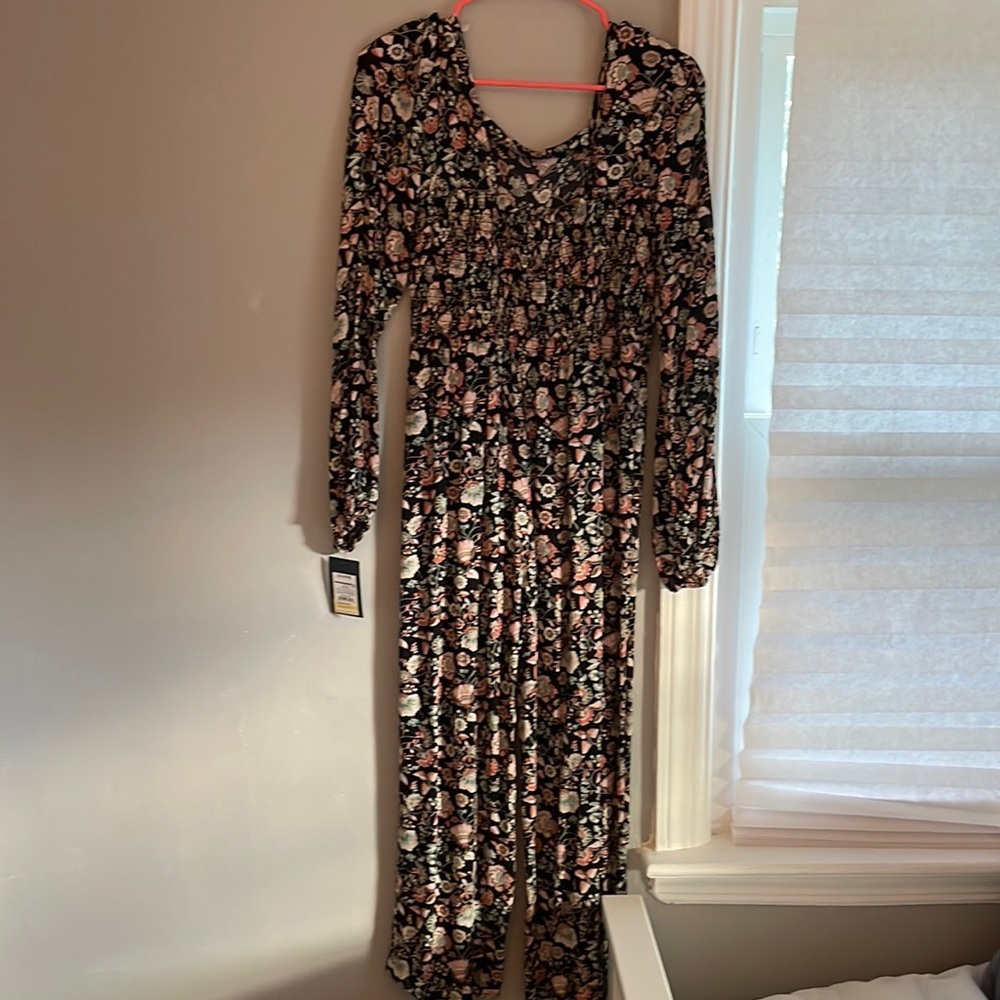 Floral design romper